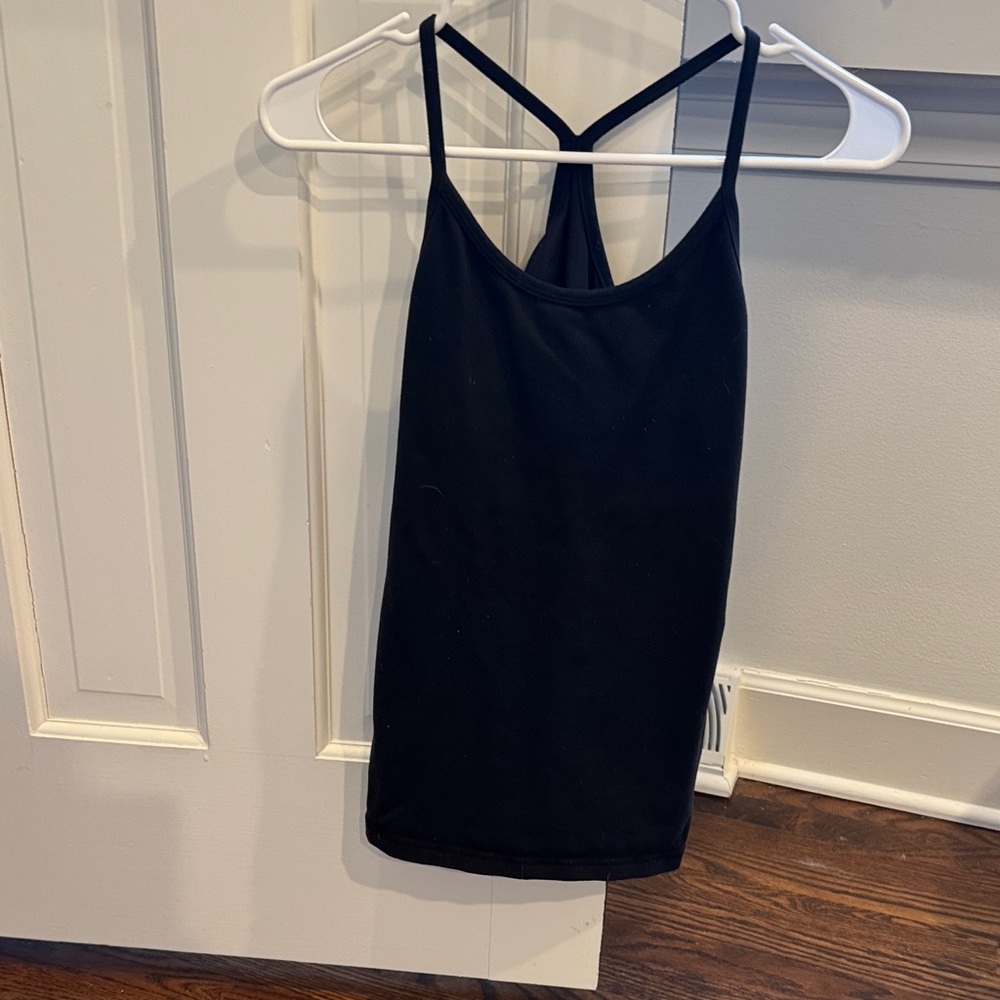lululemon athletica Black Strappy Racerback Camisole